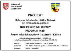 Publicita k dotaci z NSA ČR - Šatny na fotbalovém hřišti v obci Beňov.jpg